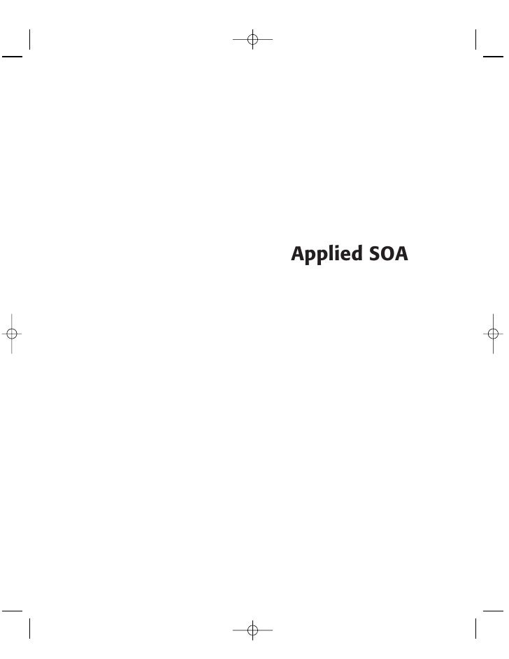 Applied Soa Service-oriented Architecture And Design Strategies Pdf